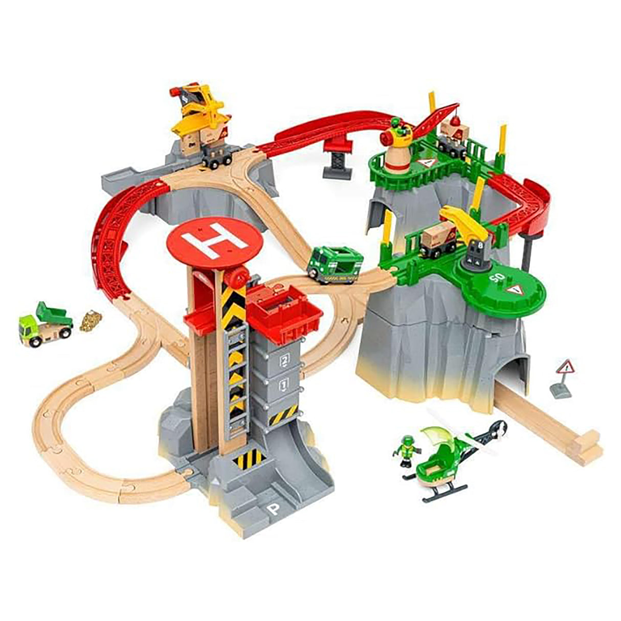 BRIO Cargo Mountain Set (32 pieces)