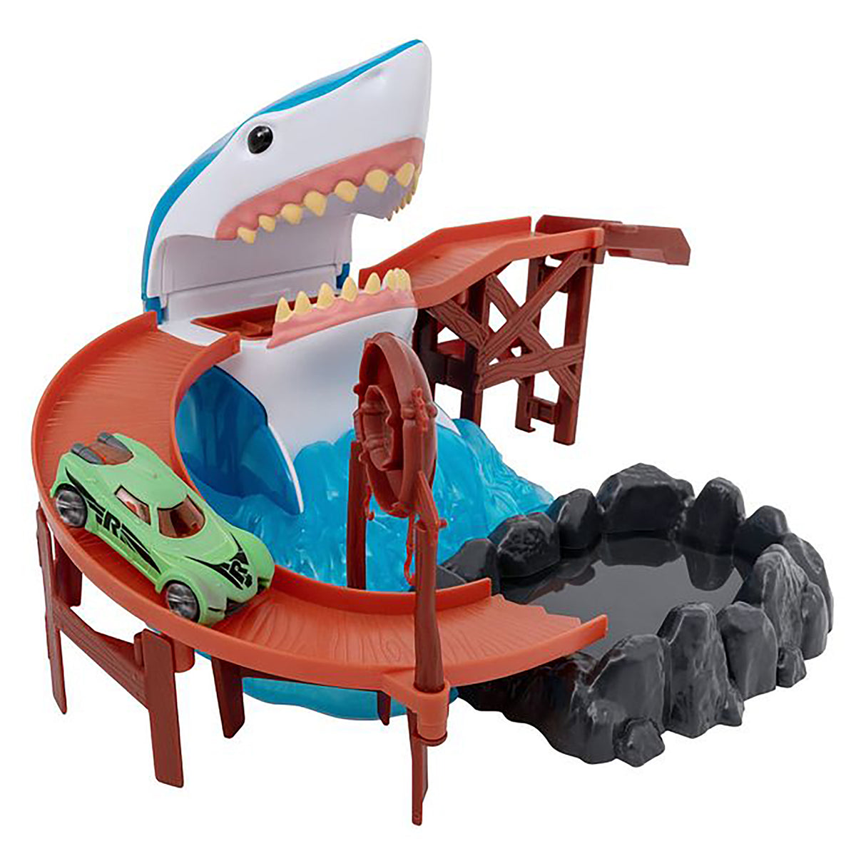 Teamsterz Colour Change Shark Bite Playset with 1 Car