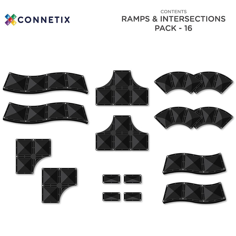 Connetix Ramps & Intersections Pack 16 pc