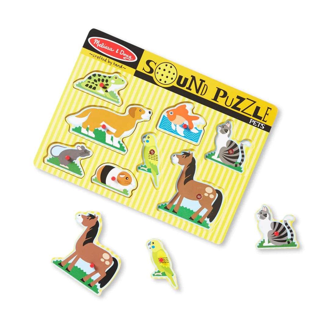Melissa & Doug Pets Sound Puzzle (8-pieces)