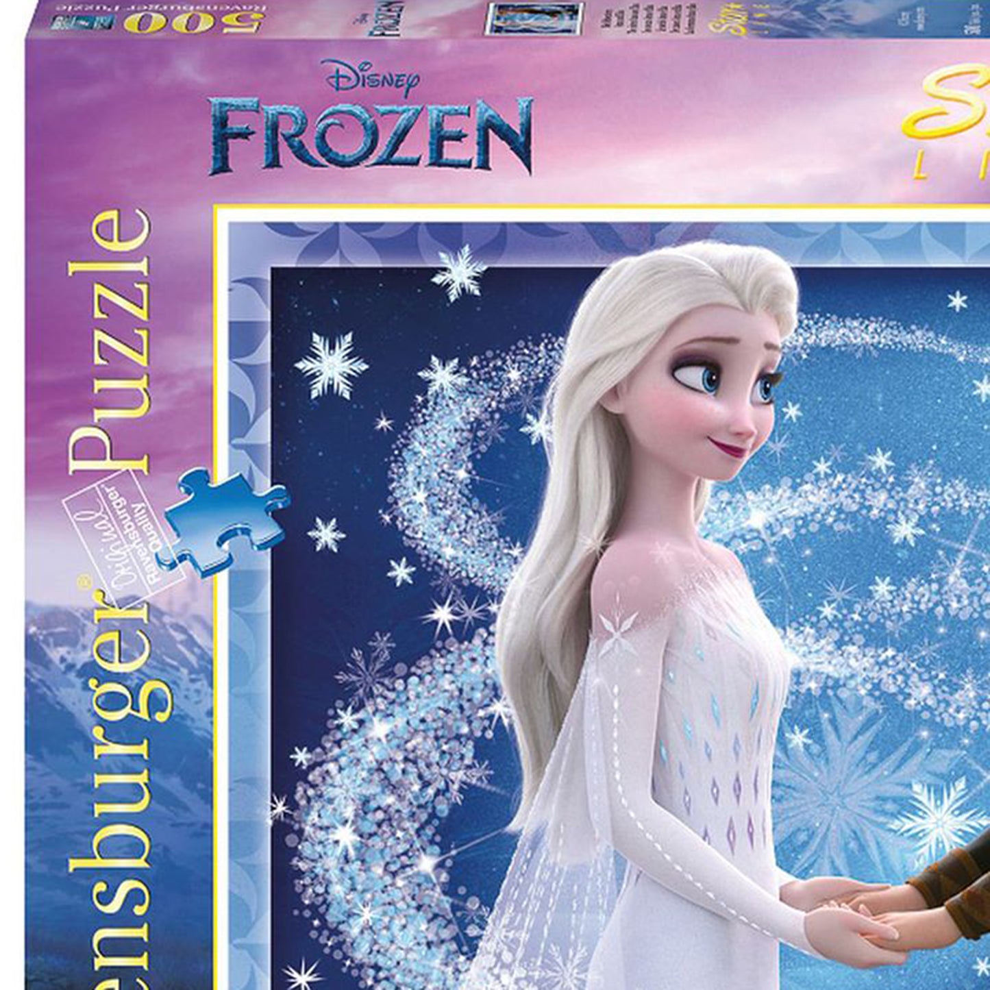 Ravensburger Starline - The Sisters Anna and Elsa Puzzle (500 pieces)