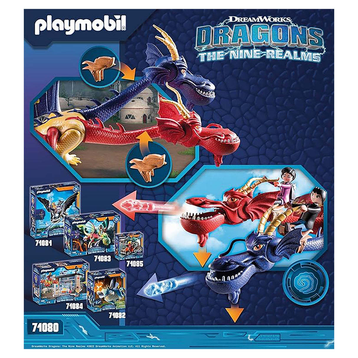 Playmobil Dragon The Nine Realms - Wu & Wei with Jun (40 pieces)
