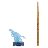 Wizarding World Hermione Granger Patronus Spell Wand with Otter Figure, Lights and Sounds (13 inches)