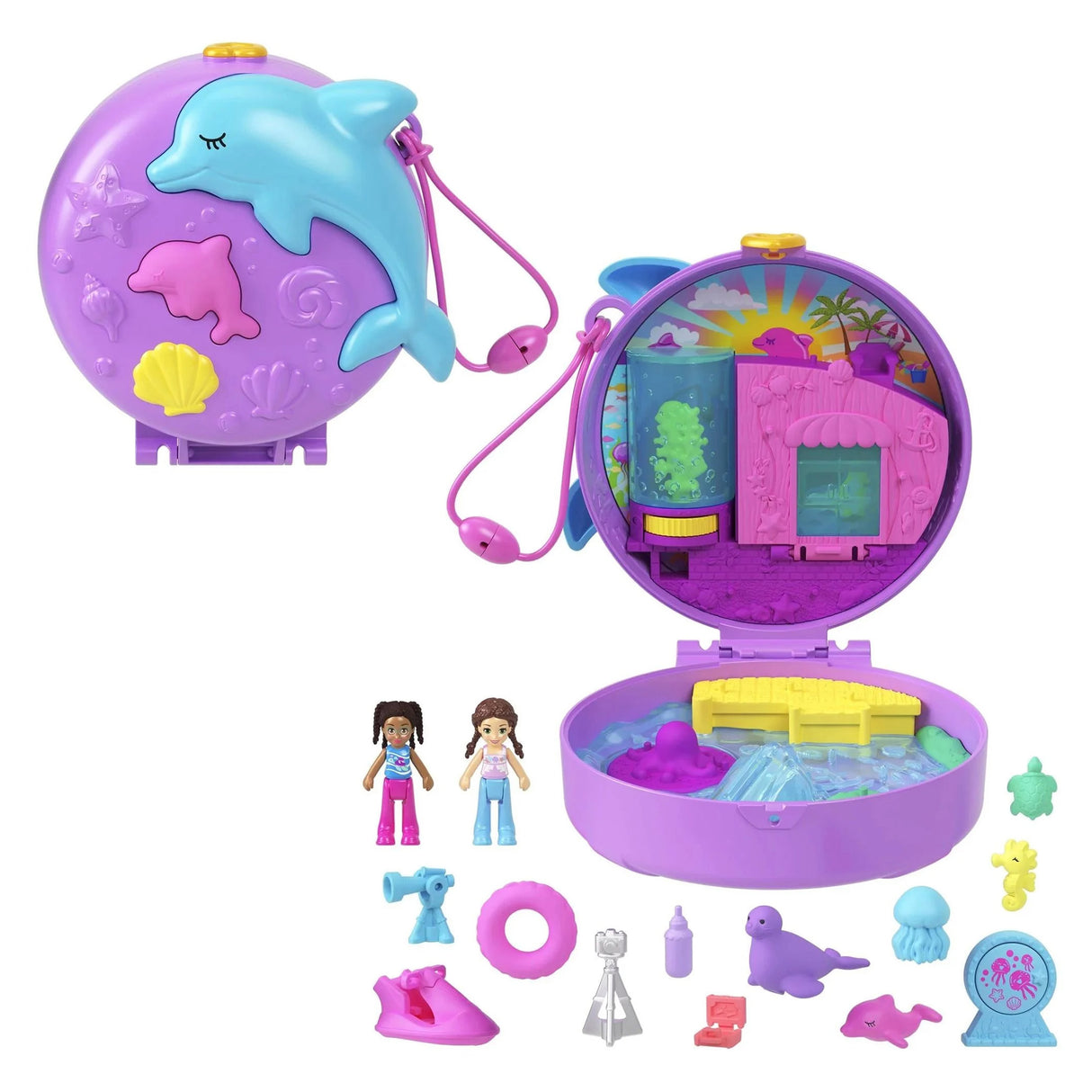 Polly Pocket Pocket World Dolphin Rescue & Play