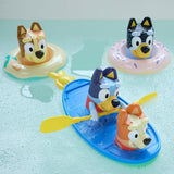 Bluey Family Bath Set Canoe & 2 Bath Splash & Float Bath Toys