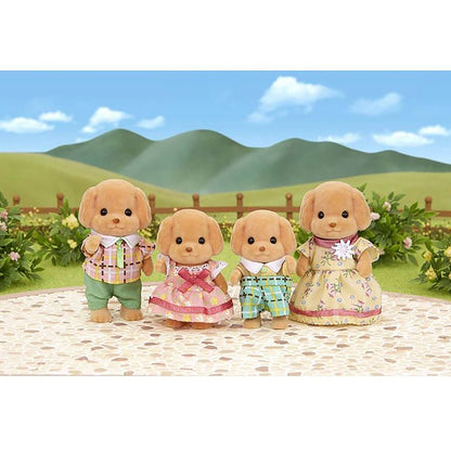 Sylvanian Families Toy Poodle Family