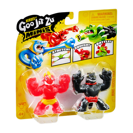 Heroes Of Goo Jit Zu S7 Minis Blazagon Versus Shredz Figure