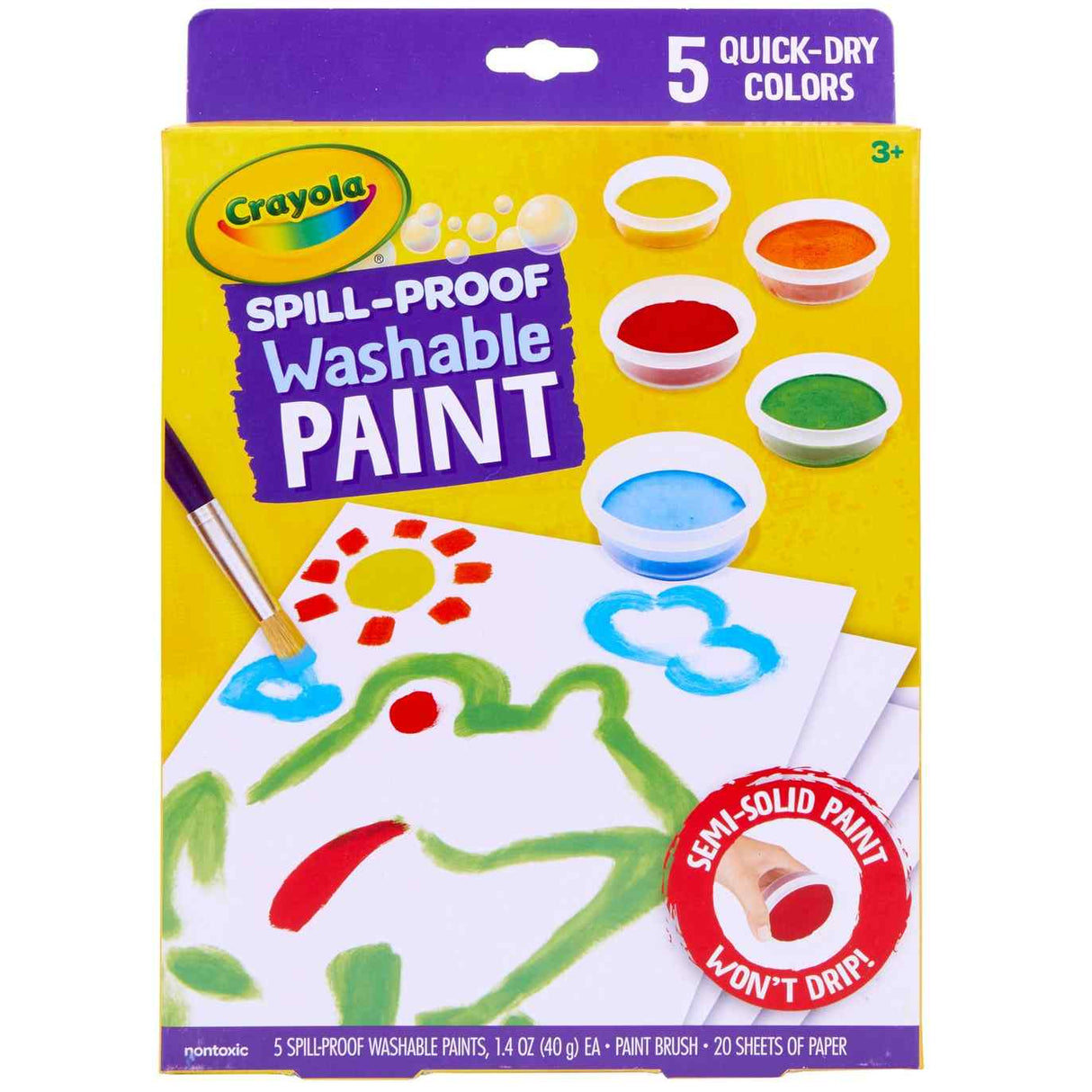 Crayola Spill Proof Washable Paint Kit