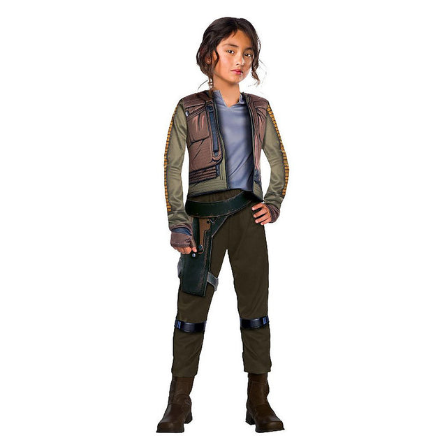 Rubies Star Wars Jyn Erso Rogue One Deluxe Costume, Brown (6-8 years)