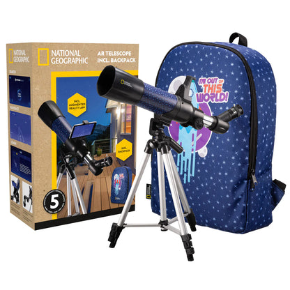 National Geographic 70/400 AR Telescope with Backpack Blue