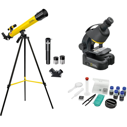 National Geographic 50/600 Telescope + 40x 640 x Microscope Set