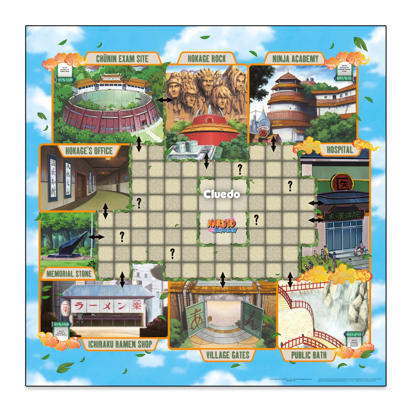 Cluedo Naruto Anime Board Game