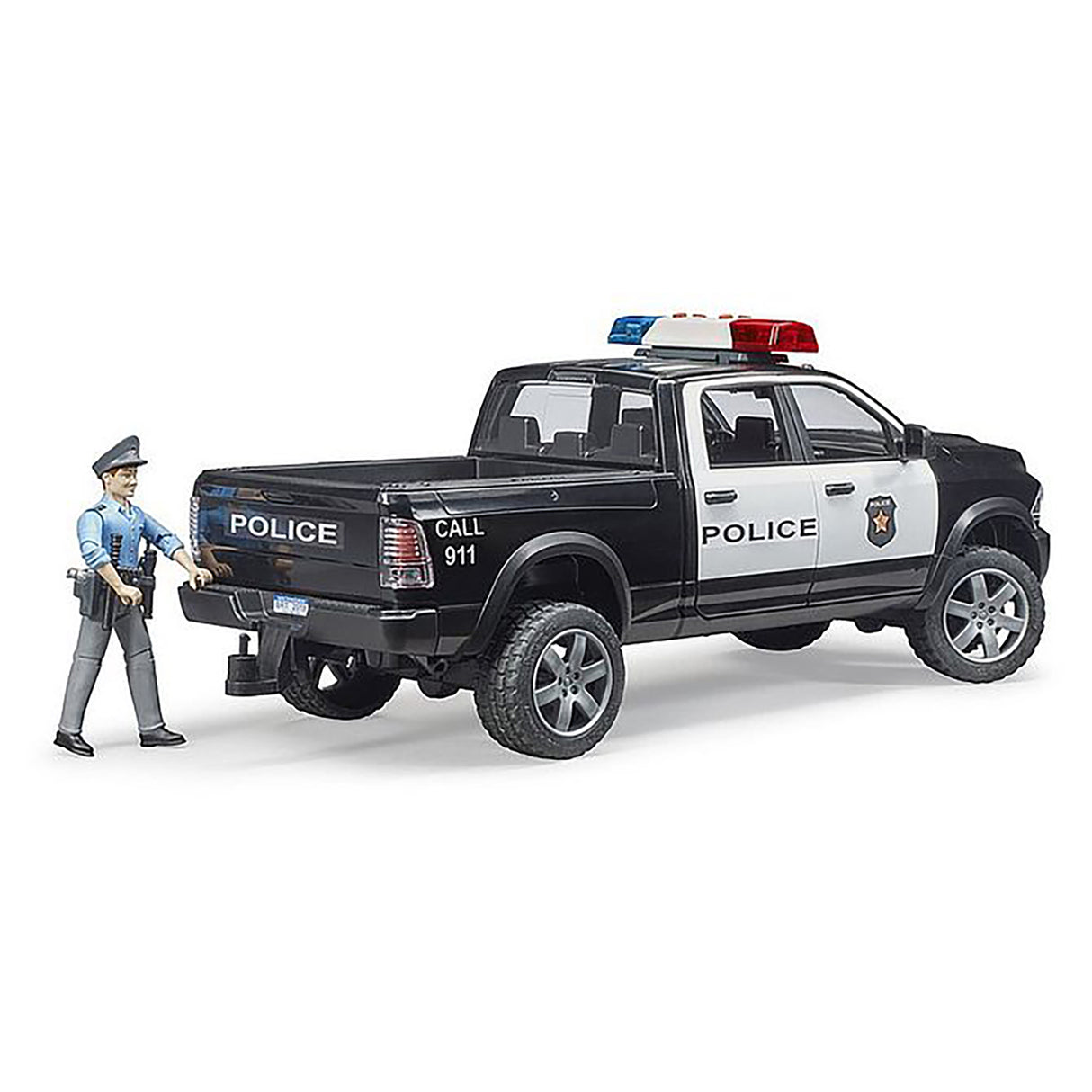 Bruder 1/16 Police Ram 2500 with Policeman Officer