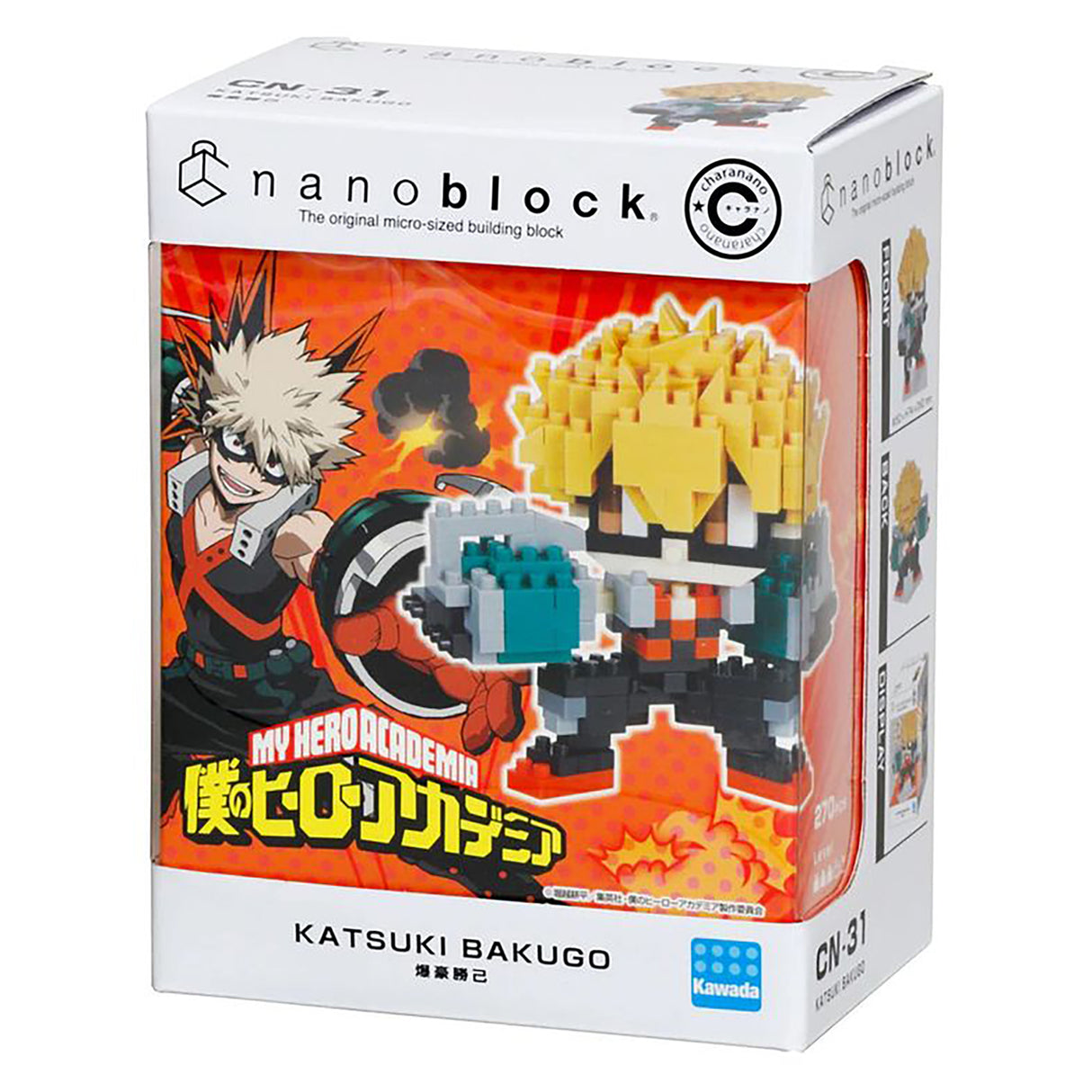 nanoblock My Hero Academia - Katsuki Bakugo (270 pieces)