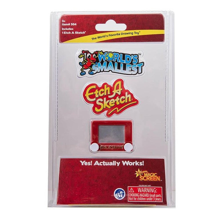 Worlds Smallest Etch a Sketch