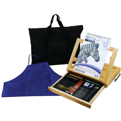 Dark Slate Gray The Art Studio Art Class Series Sketch Easel Art Set Drawing and Sketching Sets