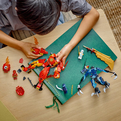 LEGO Ninjago Kai's Elemental Fire Mech 71808, (322-pieces)