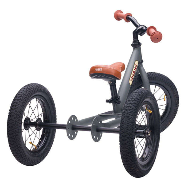 Trybike Vintage Grey 2 in 1 Balance Bike