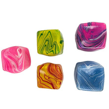 Squishy Marble Cube Assorted Colours