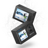 Zero-X 4K Uhd With 2.0' Touch Screen  , Front Screen  And  Wifi Action Cam