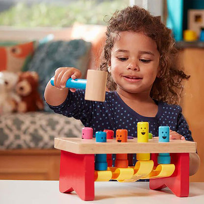 Melissa & Doug Deluxe Pound-A-Peg