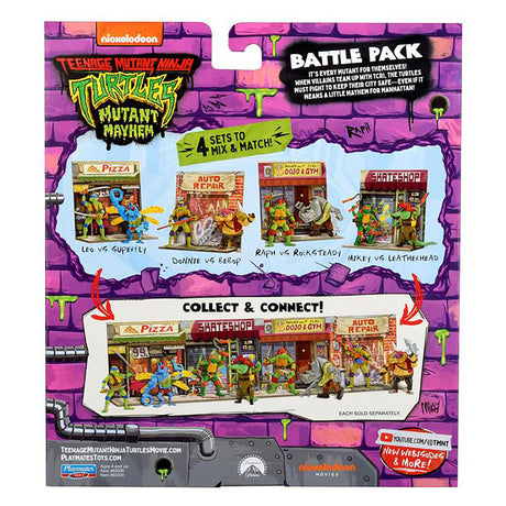 Teenage Mutant Ninja Turtles Mayhem (Good Vs. Bad) 2 Pack - Donnie VS Bebop (Pack of 2)