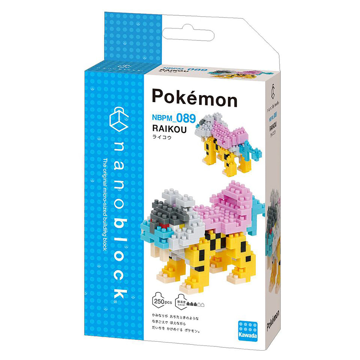 nanoblock Pokemon - Raikou (250 pieces)