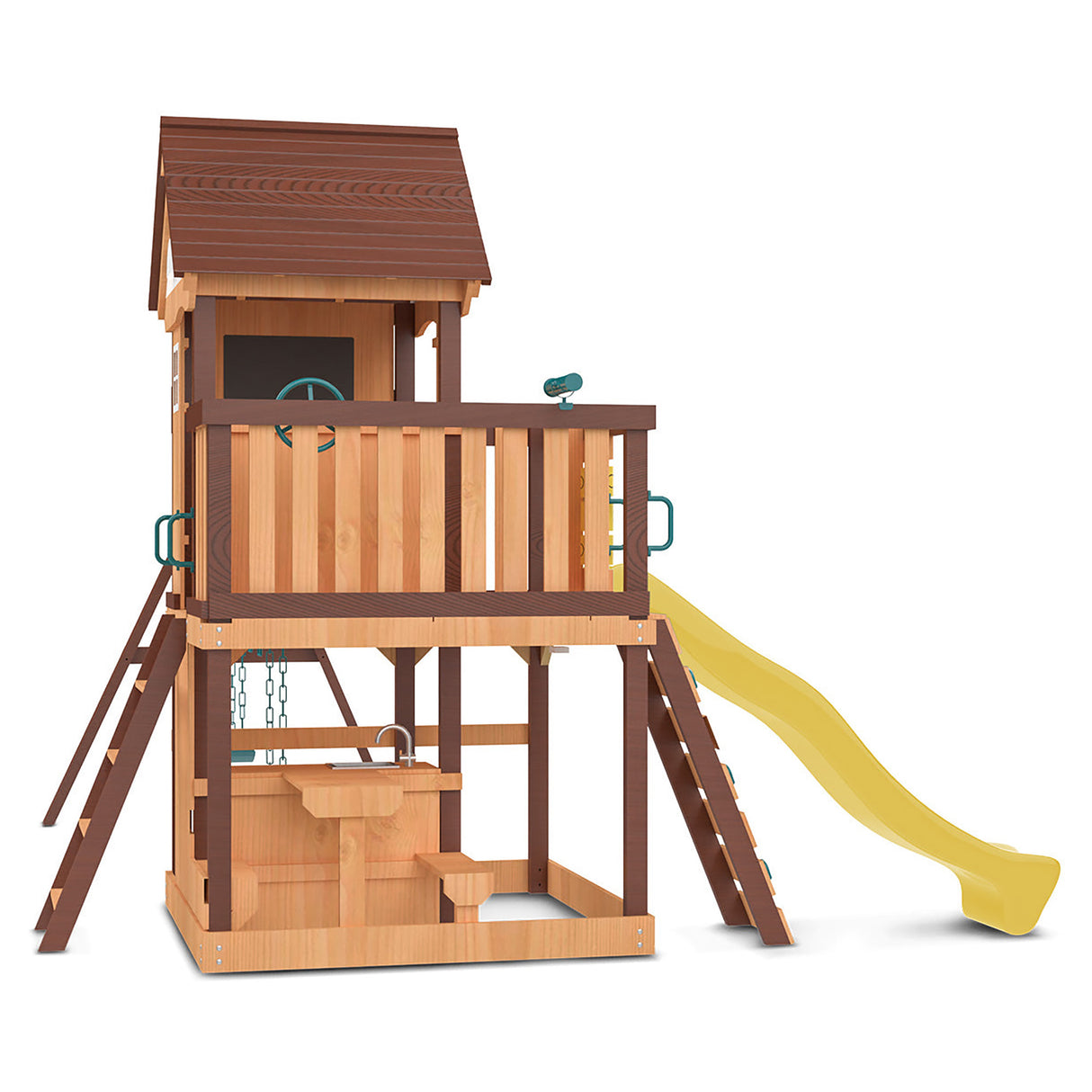 Lifespan Kids Coventry Play Centre Set with 2.2m Yellow Slide