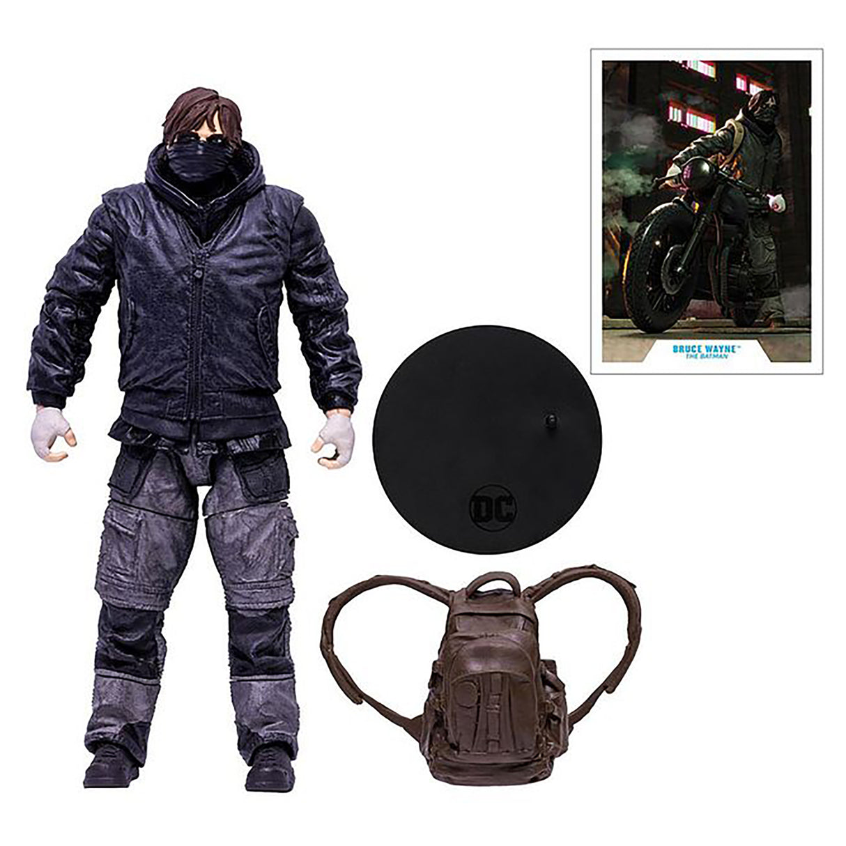 McFarlane Movie Figures Wv1 Bruce Wayne Drifter (7 inches)