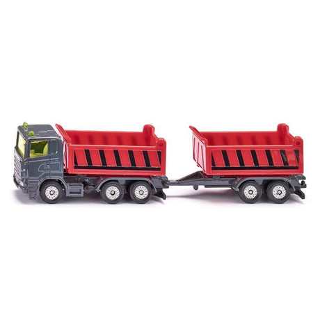 Siku Truck with Dumper Body and Tipping Trailer