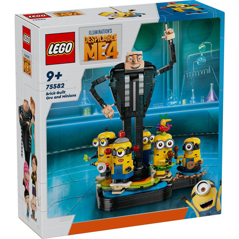 LEGO Despicable Me 4 Brick-Built Gru and Minions Set 75582