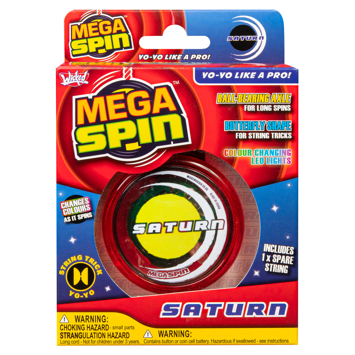 Wicked Mega Spin Saturn Yoyo