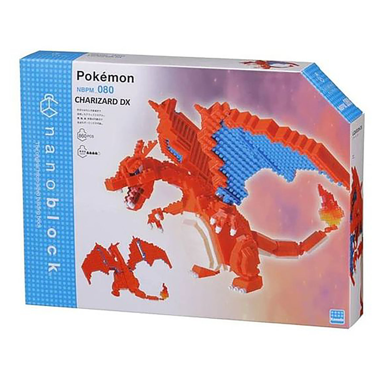 nanoblock Pokemon - DX Charizard (860 pieces)