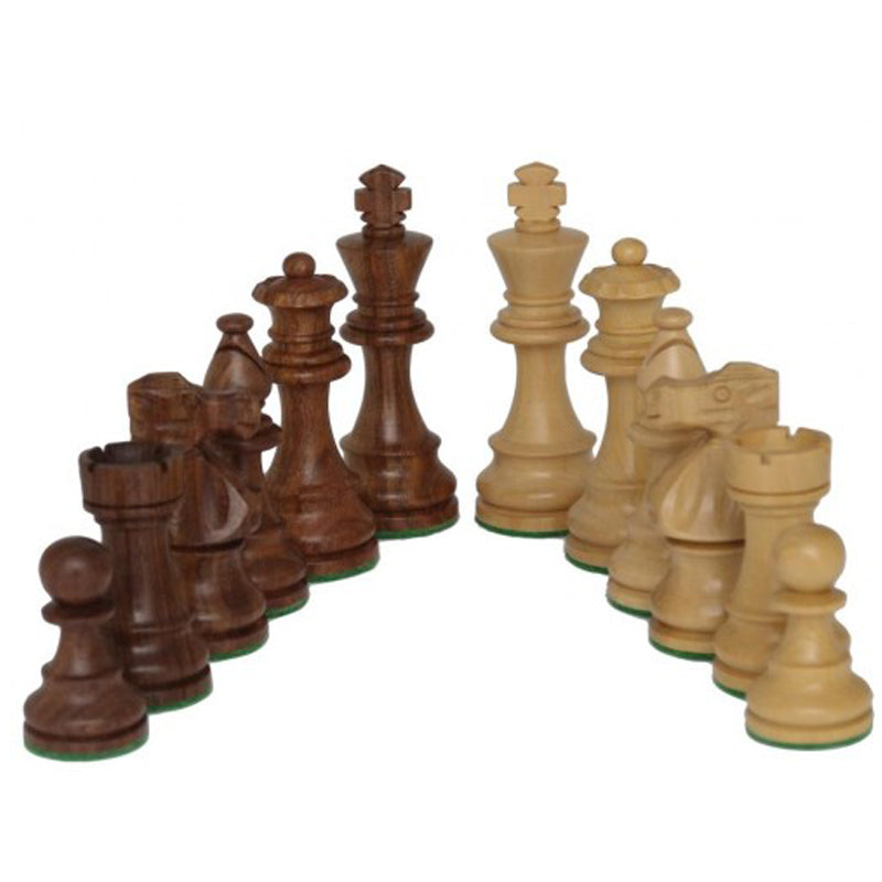 Dal Rossi Chess Set 16″ With Boxwood/Sheesham Double Weighted