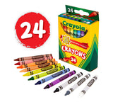 Crayola 24ct Crayon Tuck Box