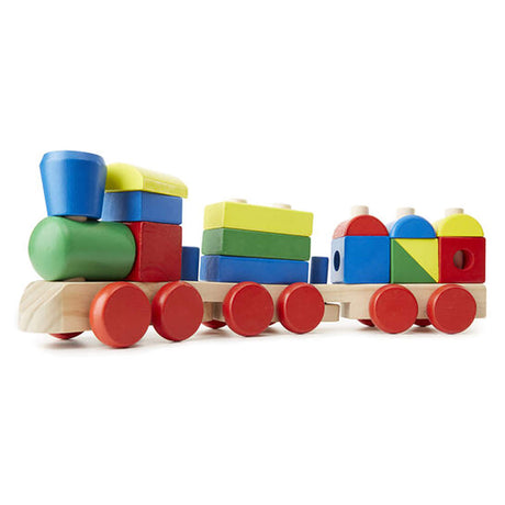 Melissa & Doug Classic Wooden Toy - Stacking Train
