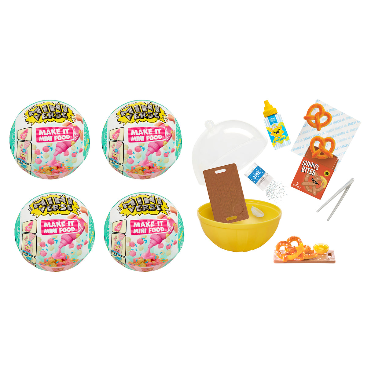 MGA's Miniverse Make It Mini Movie Theater Snack (Pack of 4)