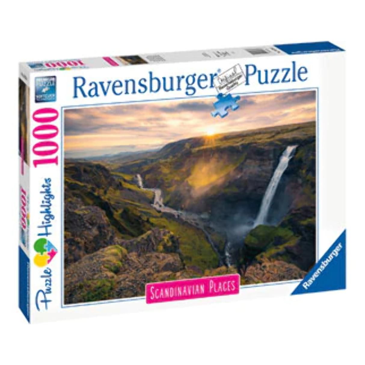 Ravensburger Haifoss Waterfall Jigsaw Puzzle (1000 pieces)