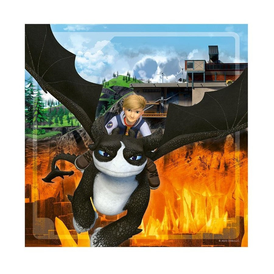 Ravensburger How to Train your Dragons Realms Puzzle 3x49 Piece