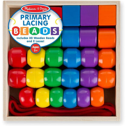 Melissa & Doug Primary Lacing Beads