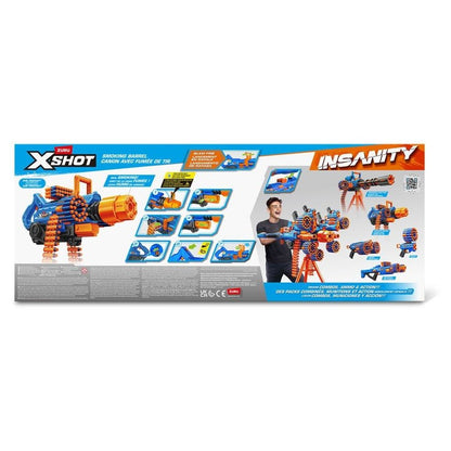 X-SHOT Insanity Motorised Smoking Barrel with 72 Darts