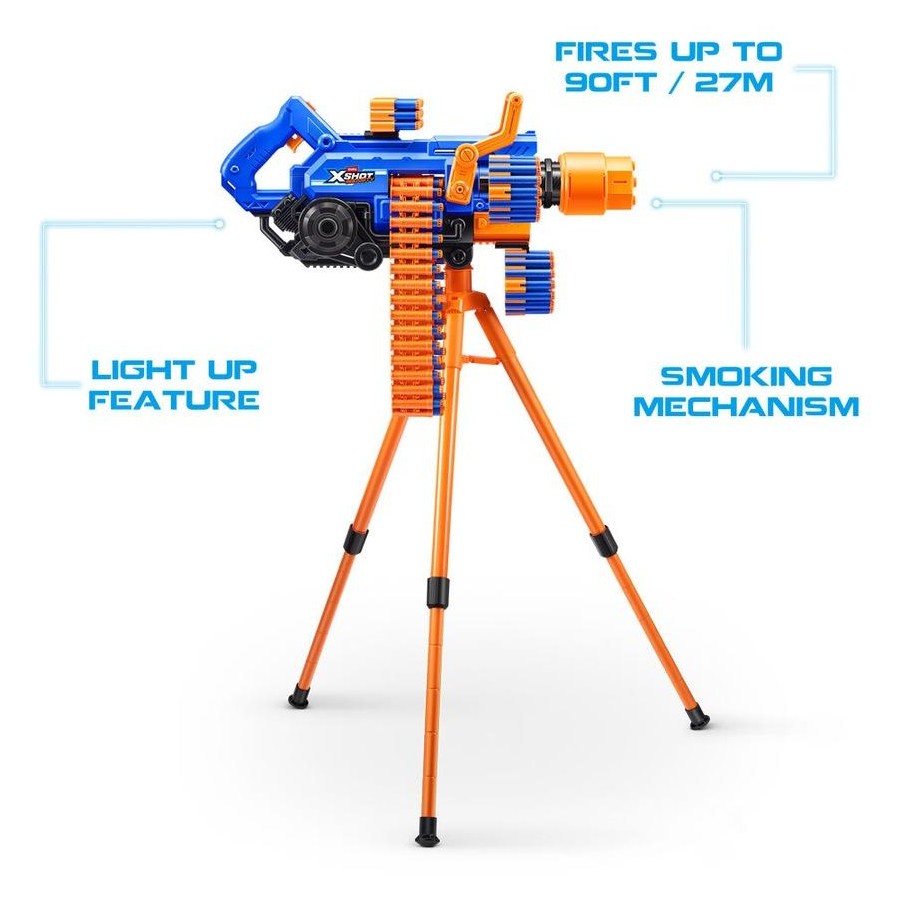 X-SHOT Insanity Motorised Smoking Barrel with 72 Darts