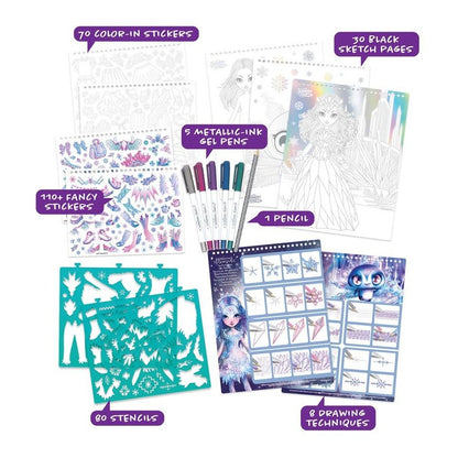 Nebulous Stars Creative Sketchbook Iceana Geometric Crystal Pages