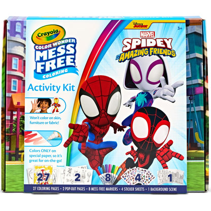 Crayola Color Wonder Activity Kit Spidey & Friends