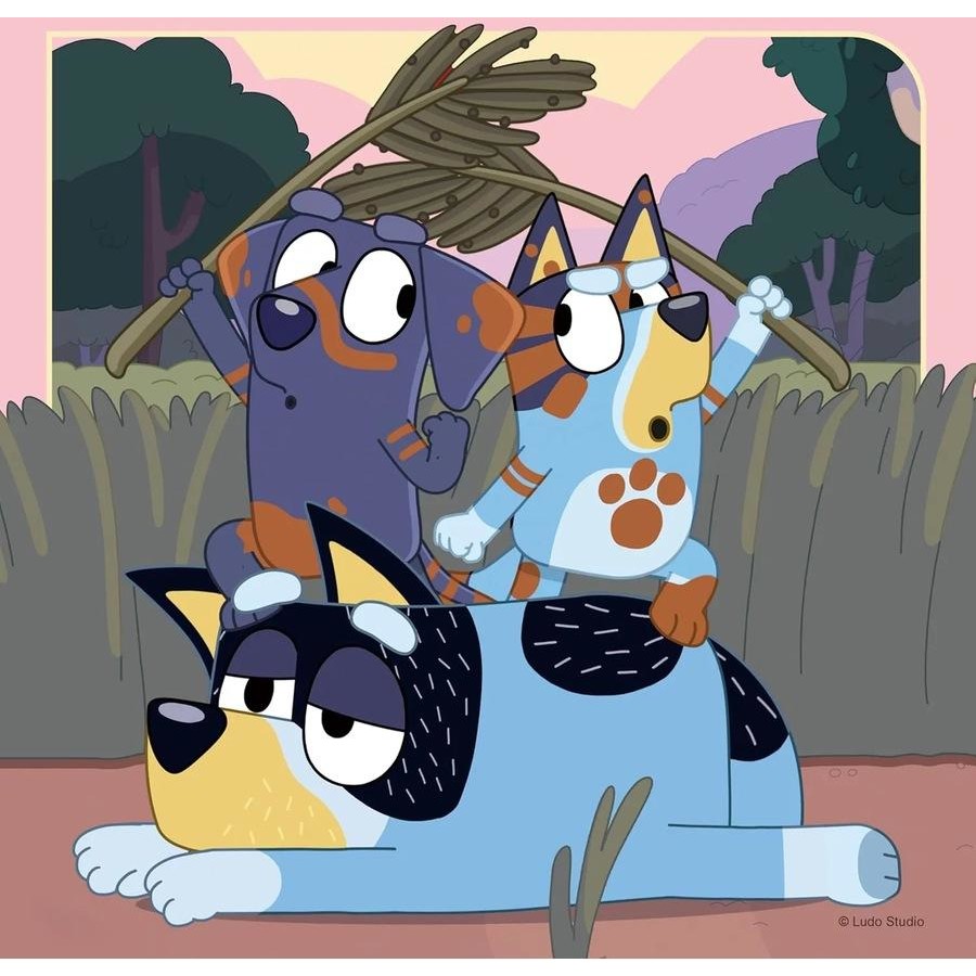 Ravensburger Bluey Adventures Puzzle 3x49 Piece