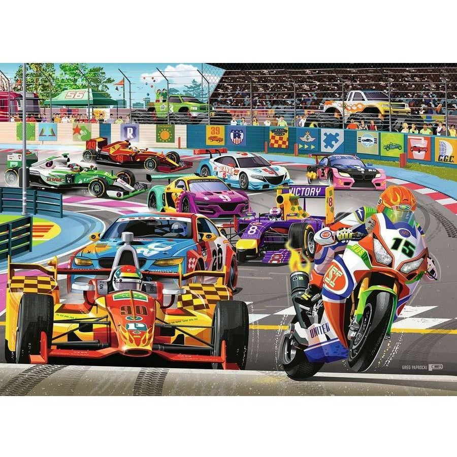 Ravensburger Racetrack Rally Jigsaw Puzzle 60 Piece