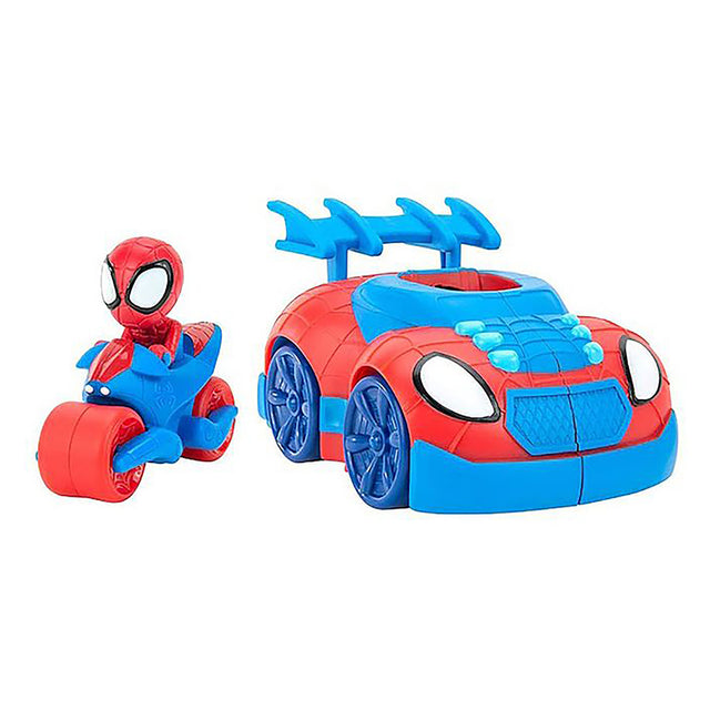 Spidey & His Amazing Friends Web Strike 2-in-1 Feature Vehicle Set