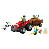 LEGO City Red Farm Tractor with Trailer 60461