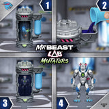 Mr Beast Lab Mutators W1 Mech Mutation Chamber Metallic Panther Figure