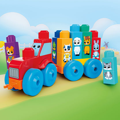 Mega Bloks  Build & Match Animal Tractor